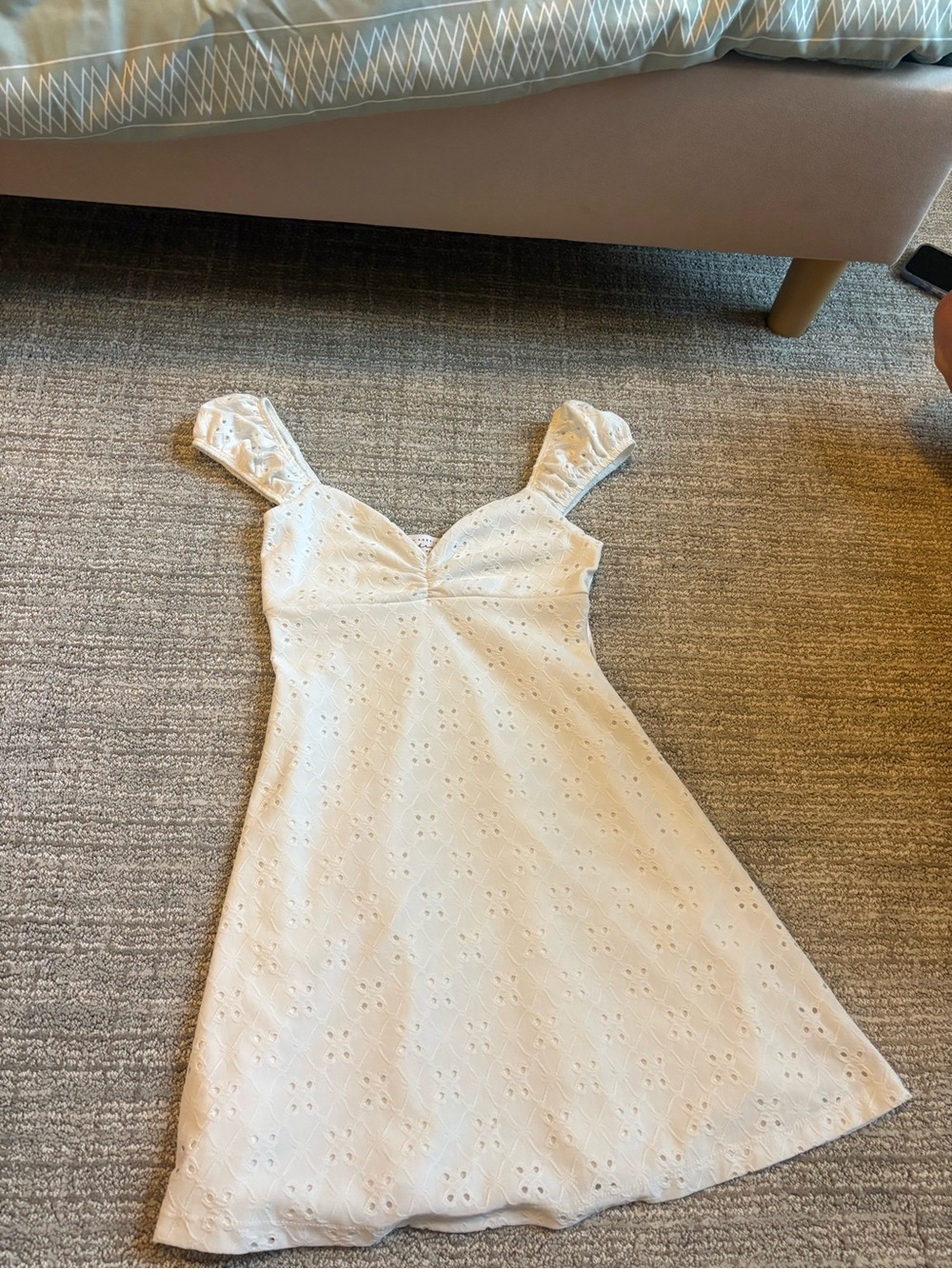 American Threads White Top with Label Detail